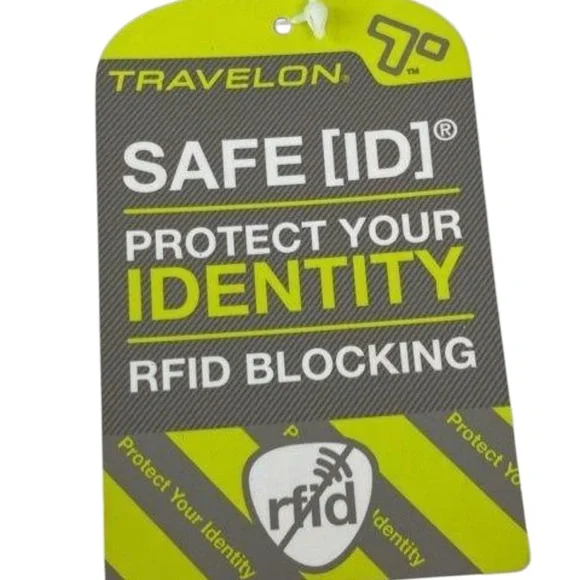 Travelon RFID Blocking Grey Animal Print Continental Wallet Wristlet NWT - Picture 4 of 7